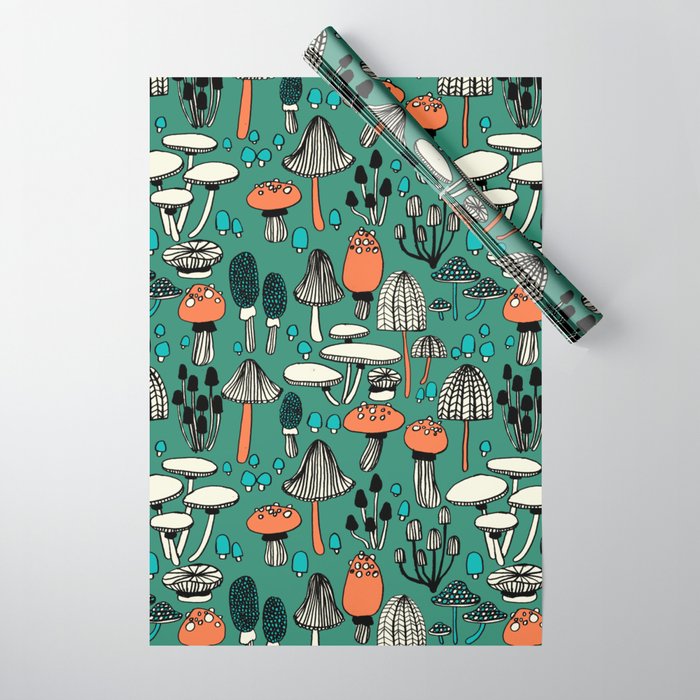 Mushroom Wrapping Paper Gallery Image 1