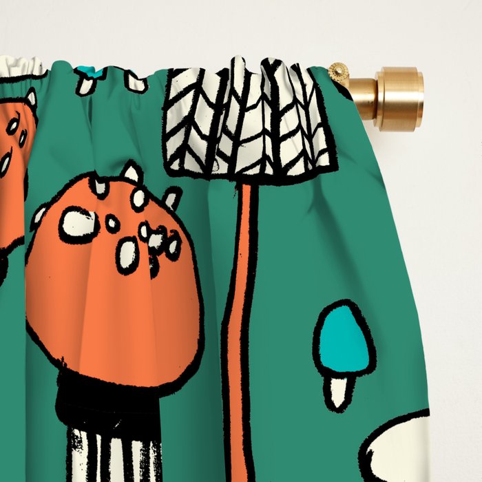 Mushroom Window Curtain Gallery Image 2