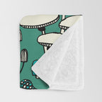Mushroom Throw Blanket Gallery Image 3