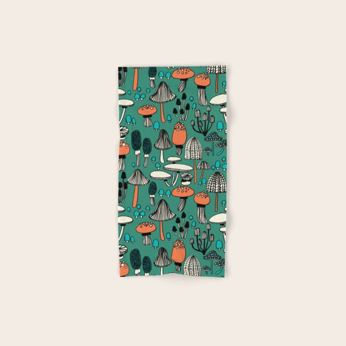 Mushroom Bath Towel