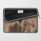 THIRST IN DESERT | collage art by Yana Potter | classic art | old Hollywood style | coat | vintage Laptop Sleeve Gallery Image 2