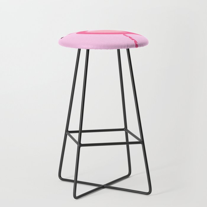 Geometric flamingo Stool Gallery Image 1