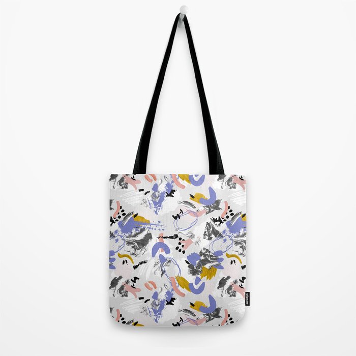 Abstract brush strokes splashes Tote Bag Gallery Image 2
