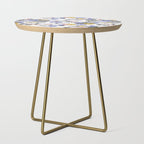 Abstract brush strokes splashes Side Table Gallery Image 1