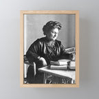 Portrait of Doctor Maria Montessori (1870-1952) Mini Art Print Gallery Image 1