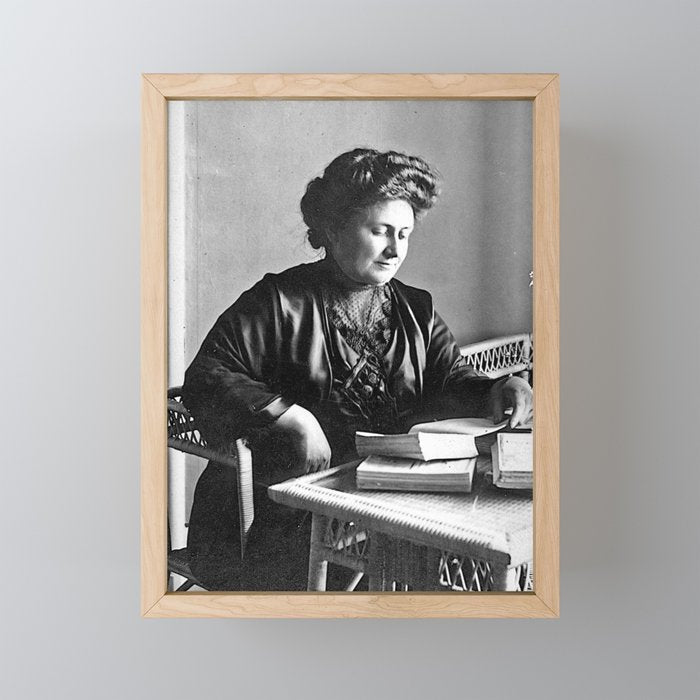 Portrait of Doctor Maria Montessori (1870-1952) Mini Art Print Gallery Image 1
