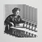 Portrait of Doctor Maria Montessori (1870-1952) Wrapping Paper Gallery Image 3