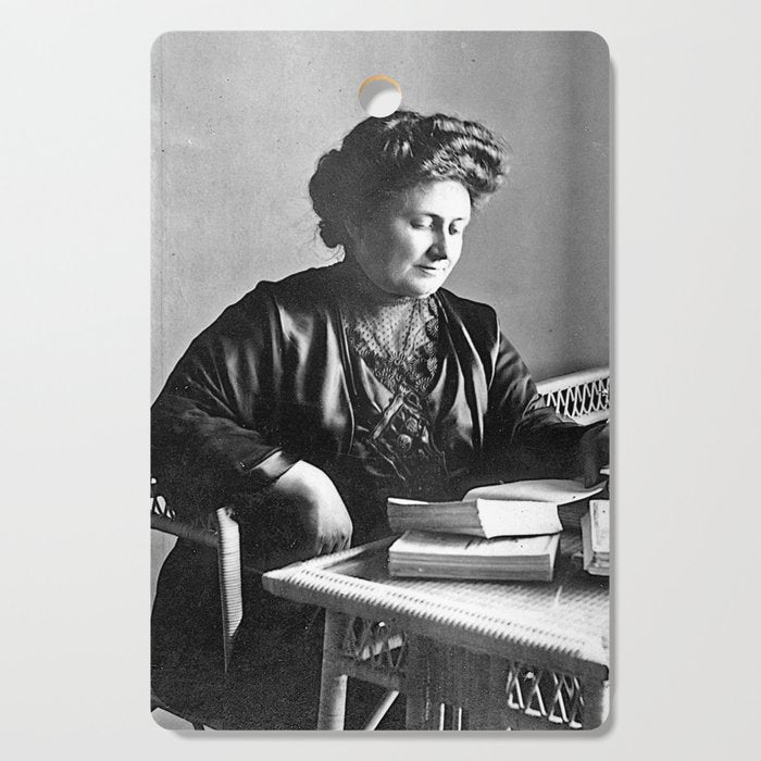 Portrait of Doctor Maria Montessori (1870-1952) Cutting Board Gallery Image 1