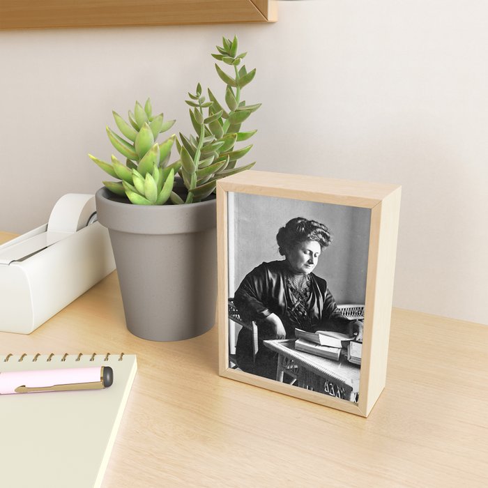 Portrait of Doctor Maria Montessori (1870-1952) Mini Art Print Gallery Image 2