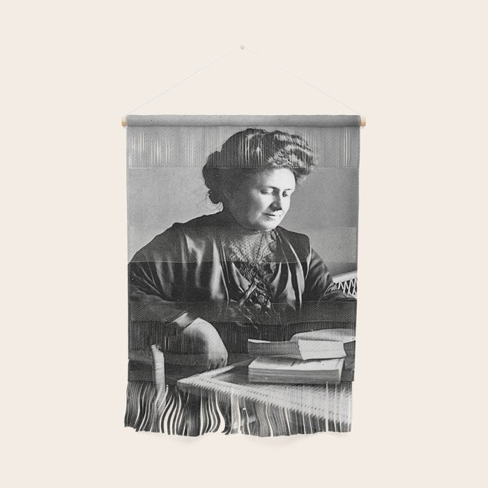 Portrait of Doctor Maria Montessori (1870-1952) Wall Hanging Gallery Image 1