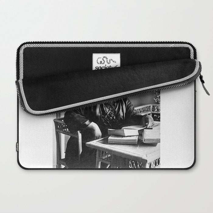 Portrait of Doctor Maria Montessori (1870-1952) Laptop Sleeve Gallery Image 2