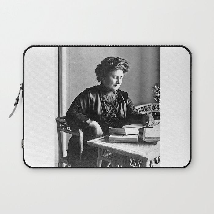 Portrait of Doctor Maria Montessori (1870-1952) Laptop Sleeve Gallery Image 1