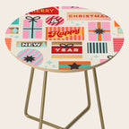 Retro Christmas Gift pattern with Season's Greetings Side Table Gallery Image 2