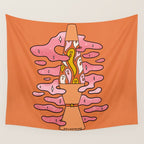 Spooky Lava Lamp Wall Tapestry Gallery Image 4