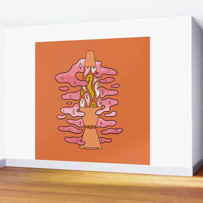 Spooky Lava Lamp Wall Mural Gallery Image 2