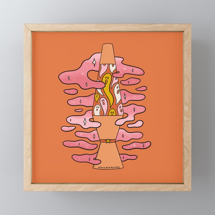 Spooky Lava Lamp Mini Art Print Gallery Image 1