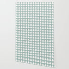 Clovers XXXI Sage Green Botanical Pattern Wallpaper Gallery Image 2
