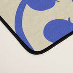 Blue summer vacation patchwork art pattern Desk Mat Gallery Image 4