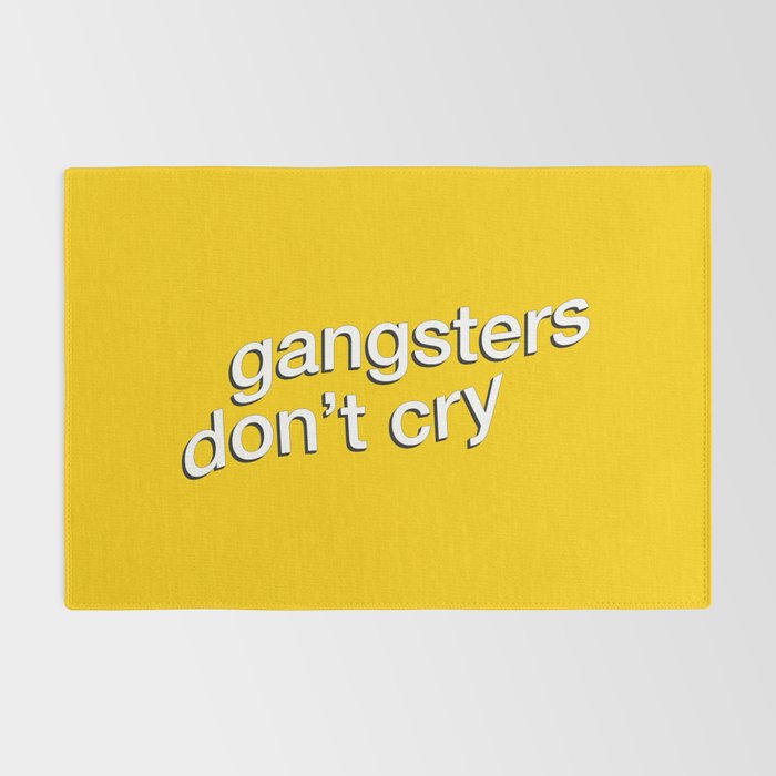 Gangsters Don't Cry Rug Gallery Image 2