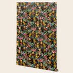 Skull and Flowers Pattern Wallpaper Gallery Image 2