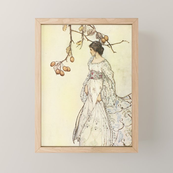 Art by Arthur Rackham from "PeterPan in Kensington Gardens," 1906 Mini Art Print Gallery Image 1