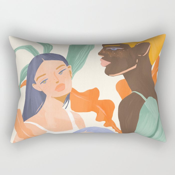 Summer Ladies Rectangular Pillow Gallery Image 1