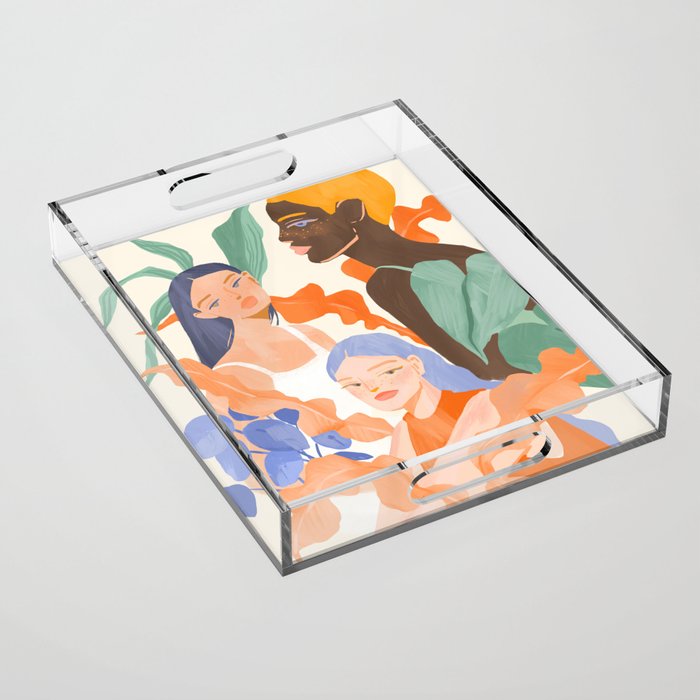 Summer Ladies Acrylic Tray Gallery Image 1