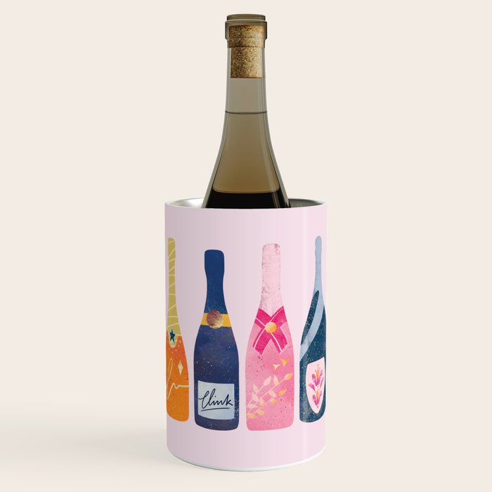Champagne Bottles - Pink Ver. Wine Chiller Gallery Image 1
