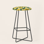 Yellow flower garden Stool Gallery Image 1