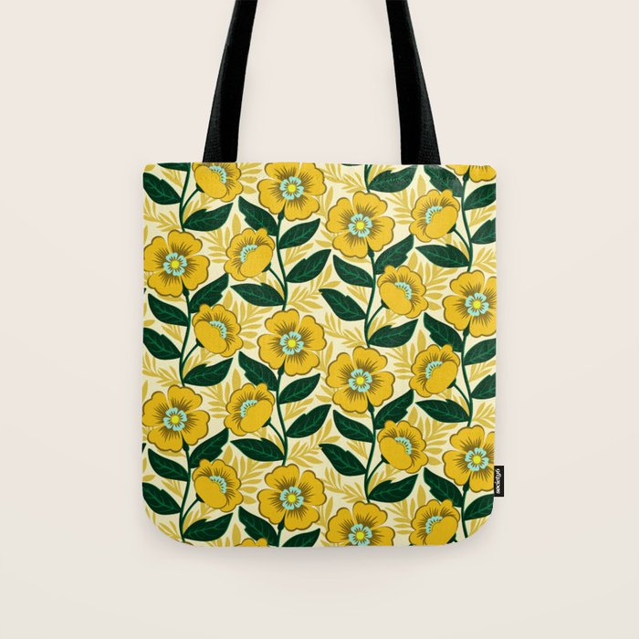 Yellow flower garden Tote Bag Gallery Image 1