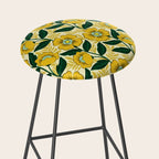 Yellow flower garden Stool Gallery Image 2
