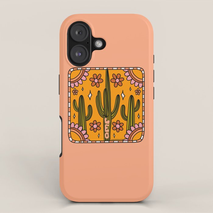 Leo Cactus iPhone Case Gallery Image 1