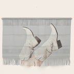 These Boots - Silver Gray Wall Hanging Gallery Image 1