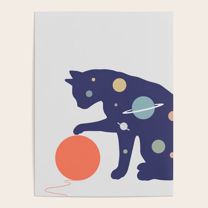 Cat Landscape 51 Poster Gallery Image 1