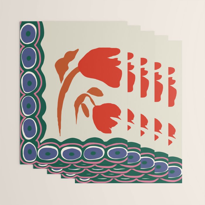 Flora Harmony Wrapping Paper Gallery Image 3