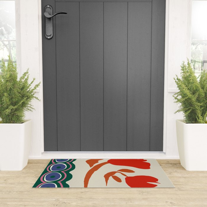 Flora Harmony Welcome Mat Gallery Image 3