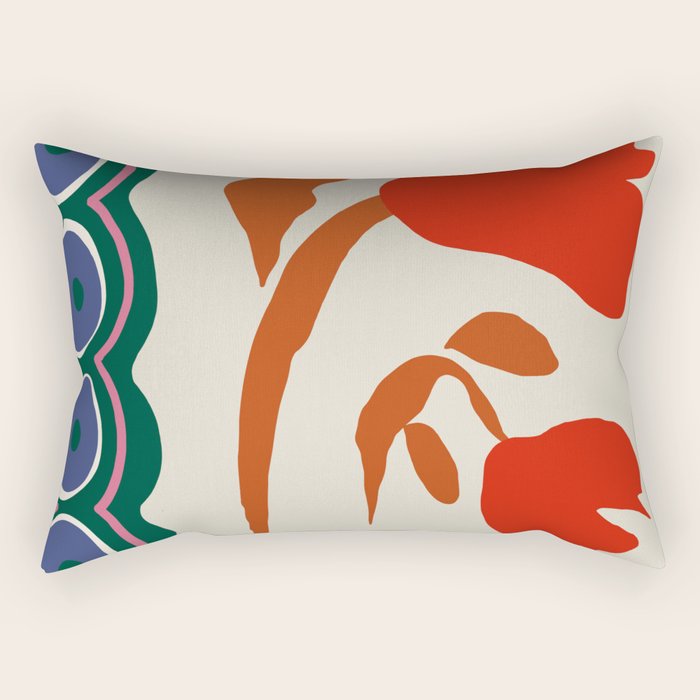 Flora Harmony Rectangular Pillow Gallery Image 2