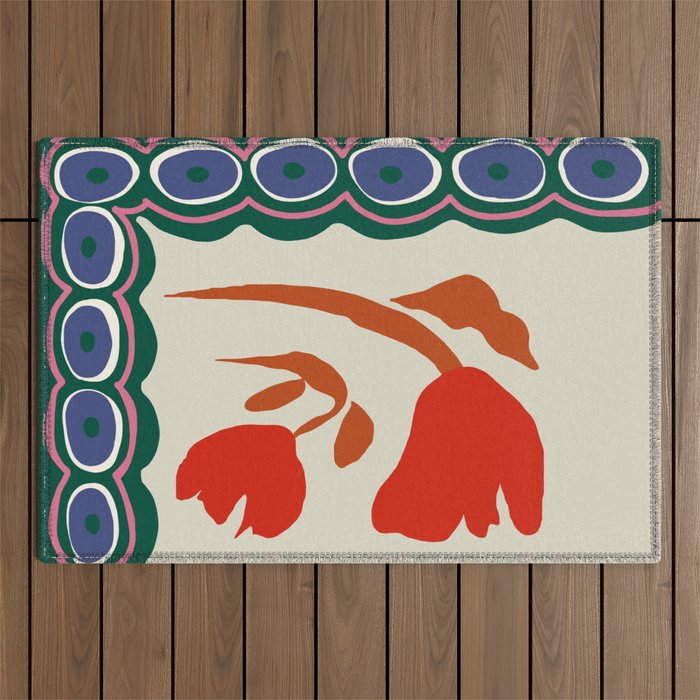 Flora Harmony Outdoor Rug Gallery Image 1