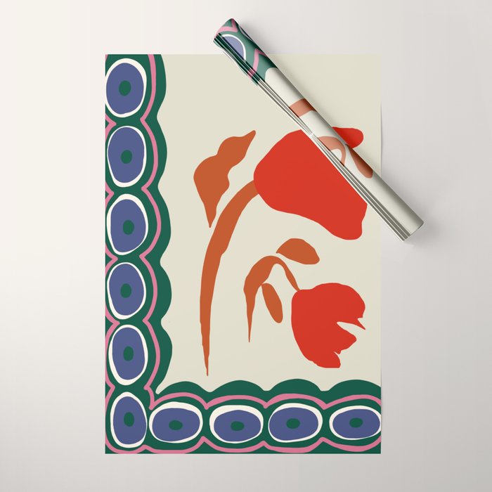 Flora Harmony Wrapping Paper Gallery Image 1