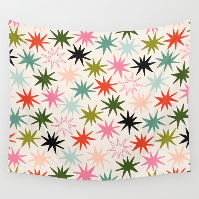 Star struck - festive Wall Tapestry Gallery Image 1