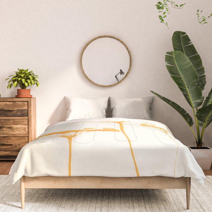 Abstract Art /Minimal Plant 117 Comforter Gallery Image 3