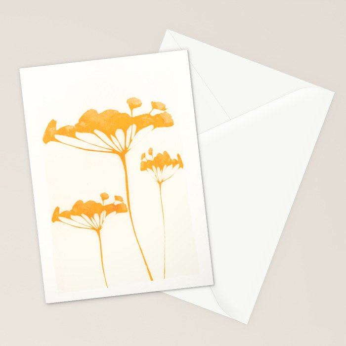 Abstract Art /Minimal Plant 117 Stationery Card Gallery Image 2