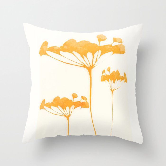 Abstract Art /Minimal Plant 117 Throw Pillow Gallery Image 6