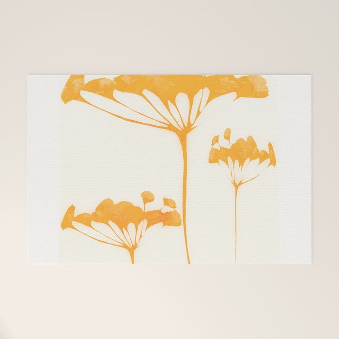 Abstract Art /Minimal Plant 117 Welcome Mat Gallery Image 1