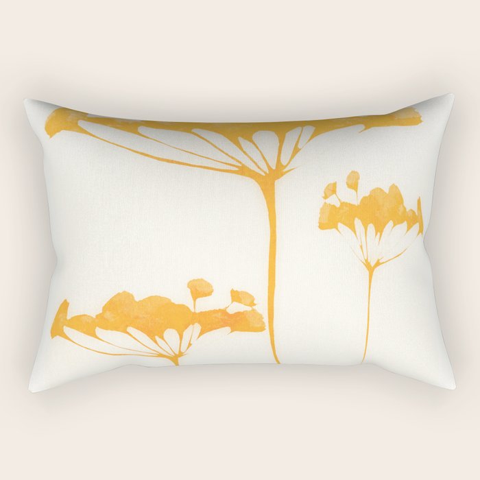 Abstract Art /Minimal Plant 117 Rectangular Pillow Gallery Image 2