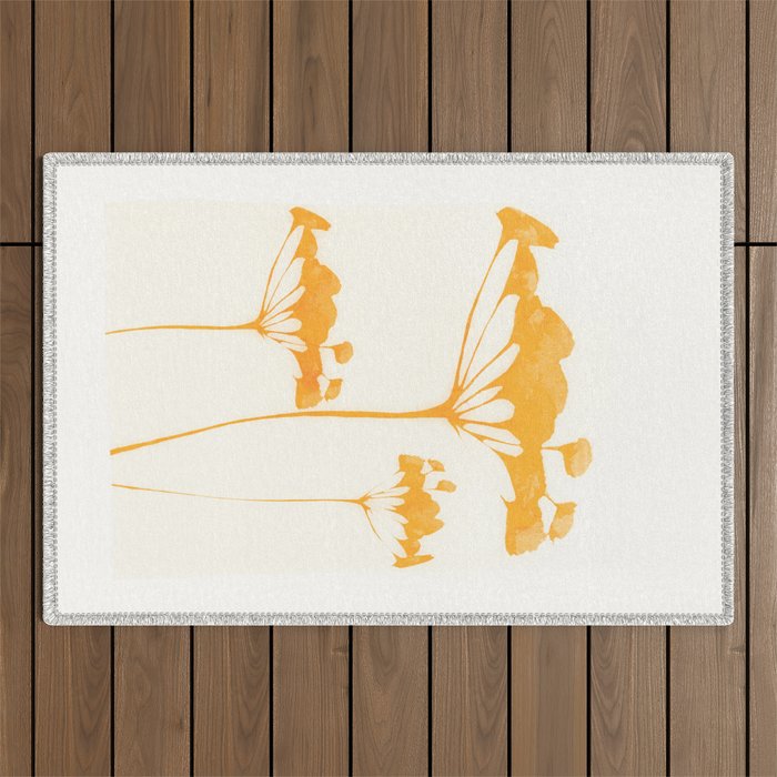 Abstract Art /Minimal Plant 117 Outdoor Rug Gallery Image 1