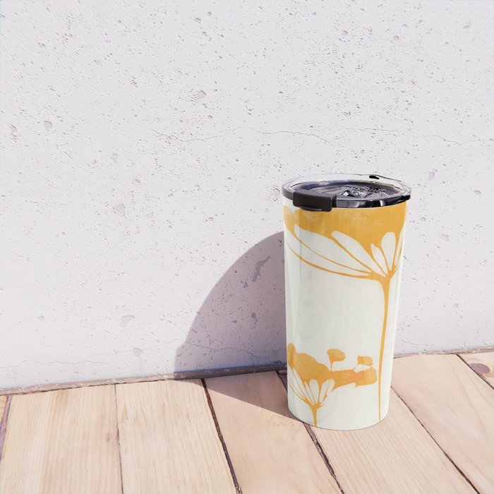 Abstract Art /Minimal Plant 117 Travel Mug Gallery Image 4