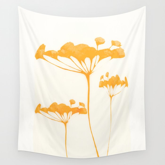 Abstract Art /Minimal Plant 117 Wall Tapestry Gallery Image 1