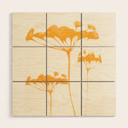 Abstract Art /Minimal Plant 117 Wood Wall Art Gallery Image 1