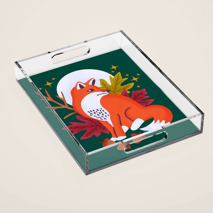 Red Fox - Crepuscular Critters Acrylic Tray Gallery Image 1